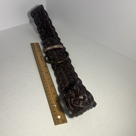 Belt - braided size 11 brown antique western - Picture 5 of 5